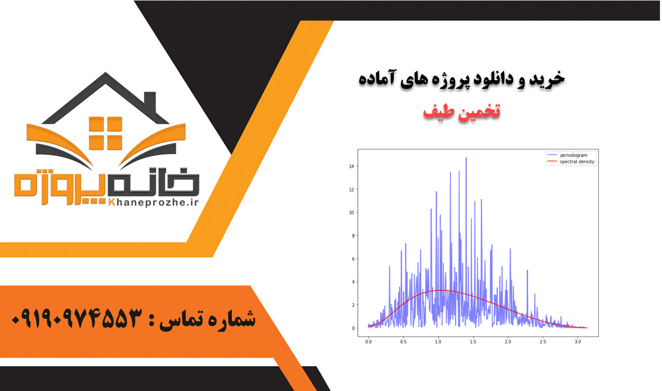 خرید و دانلود پروژه های آماده تخمین طیف
