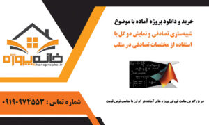 شبیه سازی تصادفی و نمایش دو گل با استفاده از موارد مختصر در متلب