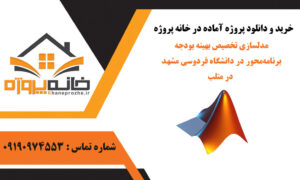 مدلسازی تخصیص بهینه بودجه برنامه‌محور در دانشگاه فردوسی مشهد در متلب