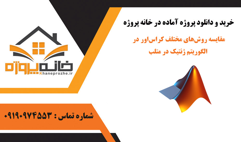 خرید و دانلود مقایسه روشهای مختلف کراساور در الگوریتم ژنتیک در متلب مقایسه روشهای مختلف کراساور در الگوریتم ژنتیک در متلب
